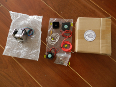 4: Extruder (with motor) and coolers.