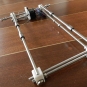 Chassis, with Y axis smooth rods and linear bearings installed..